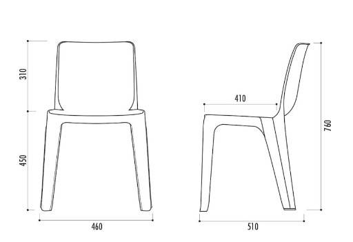Location Chaise Denver Grise anthracite