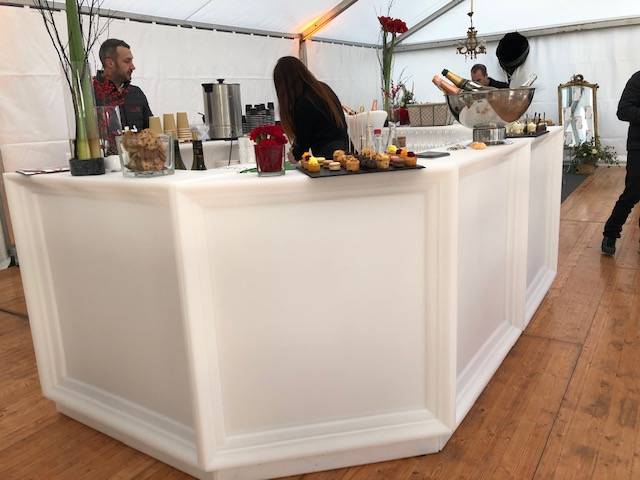 Location de comptoir ou banque d'accueil - module d'un mètre