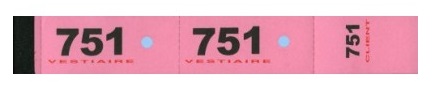 Ticket vestiaire