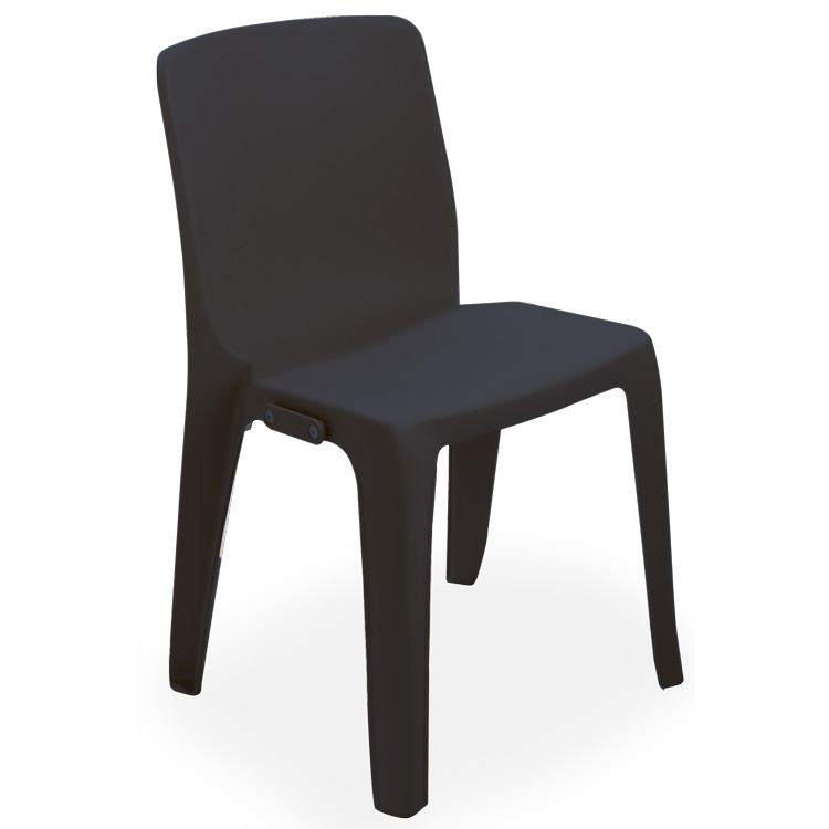 Chaise Denver empilable avec système d'accroche