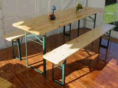 Location Table 2m x 0,80m  brasserie