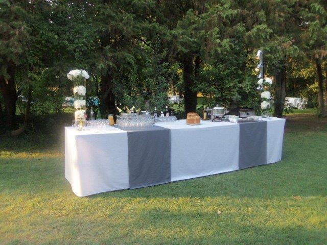 Location table Buffet dressé