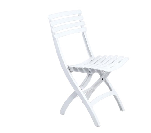 Chaise résine blanche luxe