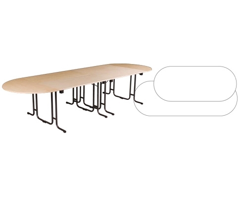 Location table ovale / honneur