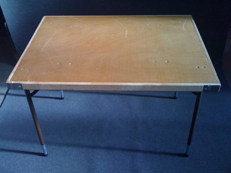 Table bois 1.50 X 0.75 réhaussable