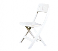 Chaise résine blanche