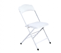 Chaise skaï blanc